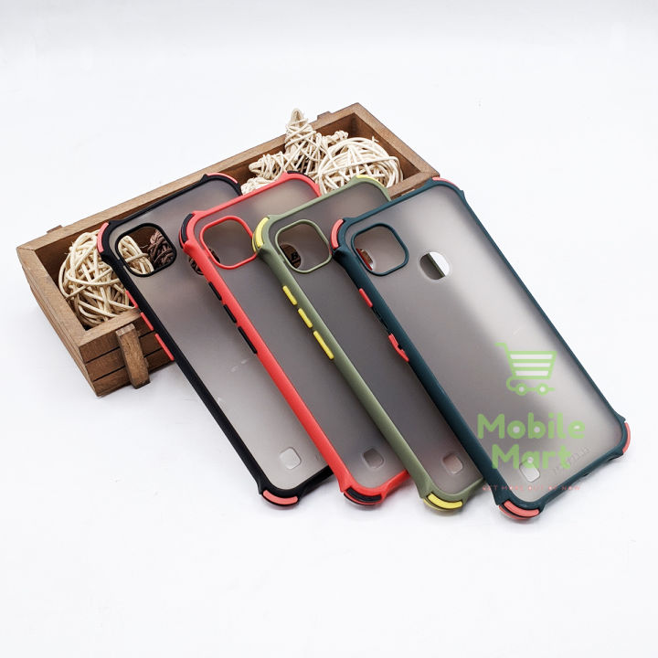 Infinix Smart HD Back Cover Smoky Matte Bumper Armor Case