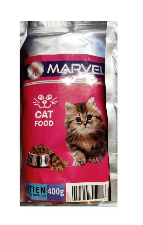 Marvel Cat Food Kitten Good Quality Local Cat Food 400 Gram
