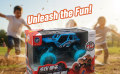 4x4 Off Road Climbing Car for Kids – Big Wheels Shockproof Monster Truck Toy with Dual Direction & Strong Suspension System | Durable Plastic Body Racing Jeep Toy for Boys & Girls 3+ Years | Football Design Blue RC Style Car Price 2000. 