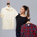 Pack Of 1, 3, 6, 10, 12 or 24 Wooden Suit Hangers with Non Slip Pants Bar -Smooth Finish Solid Wood Coat Hanger with 360° Swivel Hook and Precisely Cut Notches for Jacket, Pant, Dress Cloth hangers. 