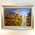Old City Painting| Room wall painting| Home decor| Bed room wall Painting| Home accessories. 