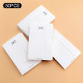 50PCS White hairpin card Trinket packaging hair display Cardboard Hair Clip. 