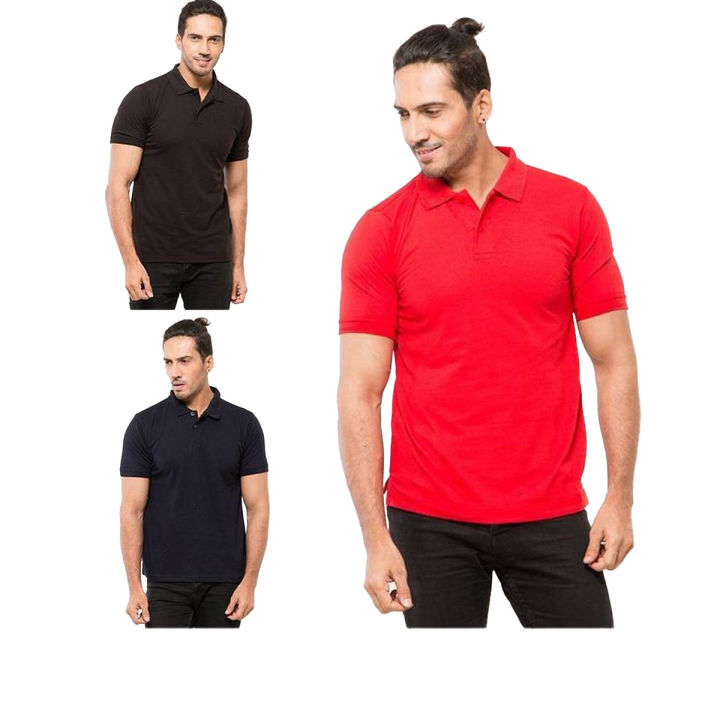 Pack of 3 polo t shirts