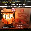 Pink Himalayan Rock Salt Lamp SIB-29│ GM SALT │ Home Décor │Bedside Lamp │ Decoration for Side Table │Himalayan Pink Salt Lamp Basket │ Natural Salt Lamp │ Metal Basket │ 15 Watt Bulb │ Iron Basket │ Cord Wire │ SIB-29. 