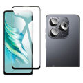 Tecno Spark 20 9D Full Glue Edge-to-Edge Coverage Screen Protector Tempered Glass + Camera Protection For Spark 20. 