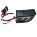 1x Mini Gyro Gyroscope for WPL D12 1/10 Steering Output Integrated Compact & 4PCS Metal Combiner Wheel Hub Hex Adapter. 