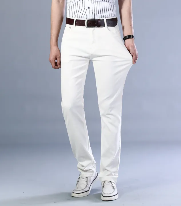 Pants%20for%20men%20in%20White%20color%20Cotton%20Jeans%20Material%20Slim%20Fit%20pants%20-%20Image%203