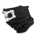 Skull Face Mask- Neck Tube Scarf Snood Balaclava- Ski Cycle Biker BMX Paintball Bandana. 