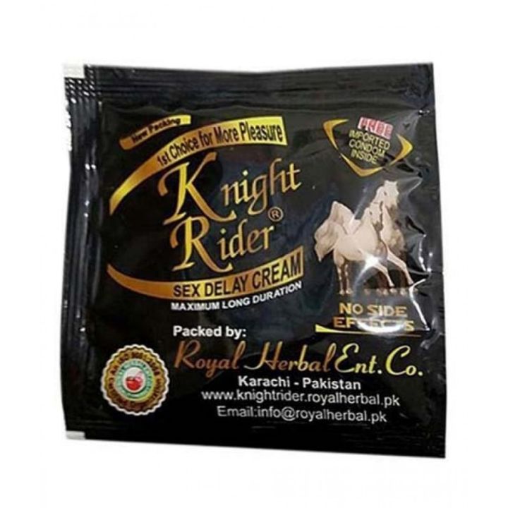 Knight Rider 1 Extra Timing Condoms Black