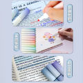 Star Pulse Gradient Color Macaron High Value Highlighter Student Handbook Color Painting Pen 12 Color Marker Pen Wholesale. 