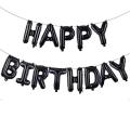 Black & White Birthday theme with Mustache foil balloon For Birthday Boy. 