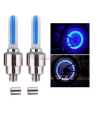 Cycle Bike Car Tyre Valve Cap Motion Running  Sensor Activated Wheel Spokes Led Light - 2 Pcs. 