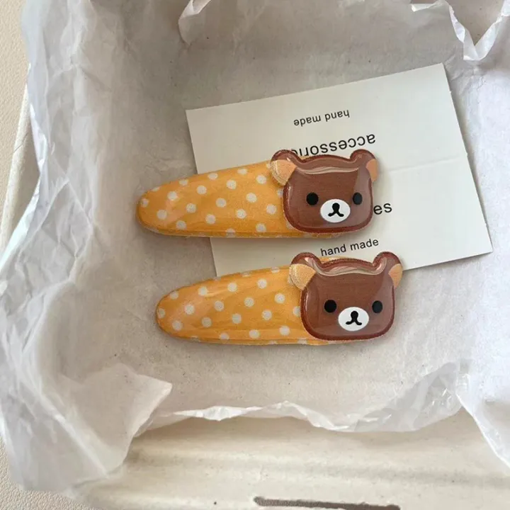 2PCS%20Kawaii%20Rilakkuma%20Bangs%20Side%20Clip%20Cartoon%20Cute%20Bear%20Wave%20Point%20BB%20Hair%20Clip%20Sweet%20Versatile%20Hairpin%20Hair%20Decoration%20Birthday%20Gift%20Eshylala%20-%20Image%202