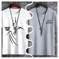 Pack Of 2 The Dark KNight Batman With VERO BRAVA White With Multicolor Amazing Smart Fit T-Shirt For Men's / Women's. 