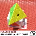 Pyramid Cube Toy Genius Playing Triangle Cube in Pyramid Shape. 