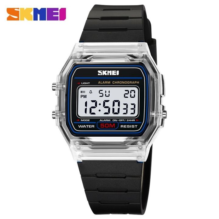 SKMEI Electronic Watch With Luminous 50m Waterproof Mutifunctional Sports Fashion Wristwatches For Men and Women 2056