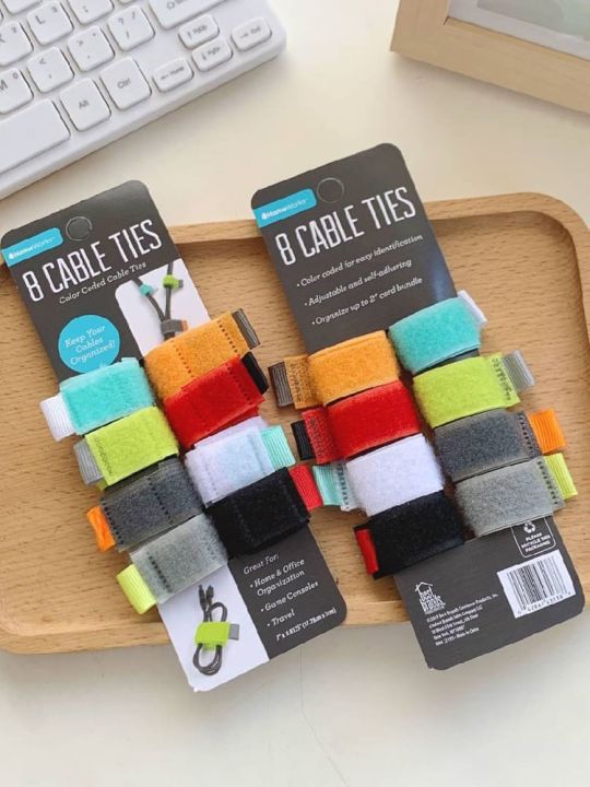 8%20Pieces%20Velcro%20Cable%20Tie%20Organizer%20Set%20-%20Nylon%20Releasable%20Cable%20Ties%20-%20Self%20Adhesive%20Fastener%20Tape%20-%20%20Nylon%20Cable%20Tie%20Zip%20Tie%20-%20Velcro%20Tape%20Cable%20Organizer%20Holder%20-%20Wire%20Holder%20-%20Image%204