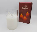 LED CANDLE WITH 3 LID FLAMELESS BATTERY OPERATED LED CANDLE. 