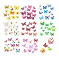 Pack of 12 - Butterflies Wall Stickers Decoration Magnet Butterfly on the wall DIY Wallpaper 3D PVC. 