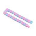 Wacky Tracks Luminous S Colorful Puzzle Sensory Fidget Toys Decompression Folding Chain Hand Spinner Kids Adults 24 Links. 