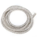 Rhinestones Tube Rope, Rhinestones Chain Convenient for Dresses for Necklaces for Clothing Accessories for Shoes for Wedding Dresses. 