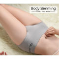MUNAFIE panties Women Seamless Underwear Middle Low Waist Panties 172. 