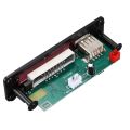Dc 5V/12V Bluetooth 5.0 Audio Decoder d Audio Module Usb Aux Sd Fm  Lossless Mp3/Wma/Wav/Flac/Ape Decoder d Module, Colors Screen Display(Black). 