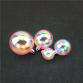 4PCS Bubble Ball Shape Cake Toppers Colorful Transparent Ball Party Baking Cake Dessert Decoration. 