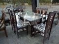 Dining Tables 4 Chairs and 6 Chairs  Designs in Shesham Wood. 
