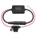 12V Car Radio Antenna FM/AM Radio Signal Amplifier Booster Car Antenna Aerials 330mm For Marine Boat Auto Automobile Accessories. 