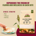 Himalayan Chef Pack of 2 Gluten Free Flour with 8 Grains 800g  Fortified Gluten Free Flour Chapati Atta. 