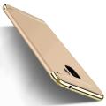 For Samsung Galaxy S9 3 in 1 Combination Hard Case Coated Anti-Fingerprint Non Slip Matte Surface Electroplate Frame Cover. 