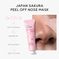 LAIKOU Sakura Peeling Off Nose Mask Tightening Pores Deep Cleansing Blackhead Removal 30g. 