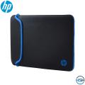 HP 14 Inch (35.5 cm) Black & Blue Reversible Neoprene Sleeve for Laptop/Chromebook/Mac. 