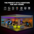 WBM Smart Color Changing RGB LED Strip Light 32.8 Feet Long Remote Control Strip Light Complete, Kit. 