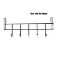 Wall Hooks Steel Wardrobe Clothes Door Hanger Towel Bathroom Kitchen Solid Rack. 