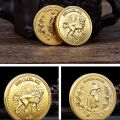 John Wick Movie Gold Coin Cosplay Continental Hotel Card Adjudicator Black Jing. 