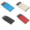 Card Holder Male Fashion steel Wallet Slim Thin Card holder different colors card holder Men Aluminum Card holder Slim Metal Wallet Card Wallet for Men and Women-Multi-color Pop up Card holder. 