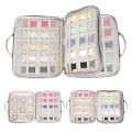 48 Slots Portable Wrist Watch Strap Storage Bag Travel Double Layer Watchband Charging Cable Organizer Holder Pouch Case. 