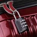 3 Digit Dial Code Number Combination Lock Padlock Small Portable Luggage Zipper Bag Padlock Suitcase Bag Lock. 