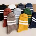 10 Pairs Of Men's Autumn And Winter Vintage Fun Fashion Athletic Soc, Sports Trend Soc. 