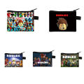 New Oxford Cloth Roblox Coin Purse Polyester Portable Cartoon Small Wallet High Capacity Storage Bag. 