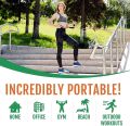Gym Belt with Box | 5-in-1 Power Exercise Resistance Band Set – Adjustable Fitness Equipment for All | Without Box | Pouch Packing. 