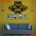 ALL-AT-ONE # 46 (" GAMING ZONE ") Self-Adhesive, Vinyl (pvc), Waterproof, Wall Decal, Art Sticker For Computer Room, Gaming Room, Bedroom, Their Door,  And To Gift Your Friends And Relatives.. 