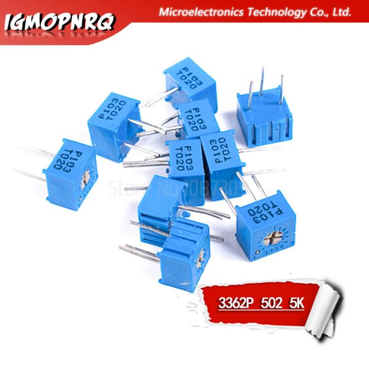 100Pcs 3362P-1-502LF 3362P 502 5K ohm Trimpot Trimmer Potentiometer Variable resistor new original