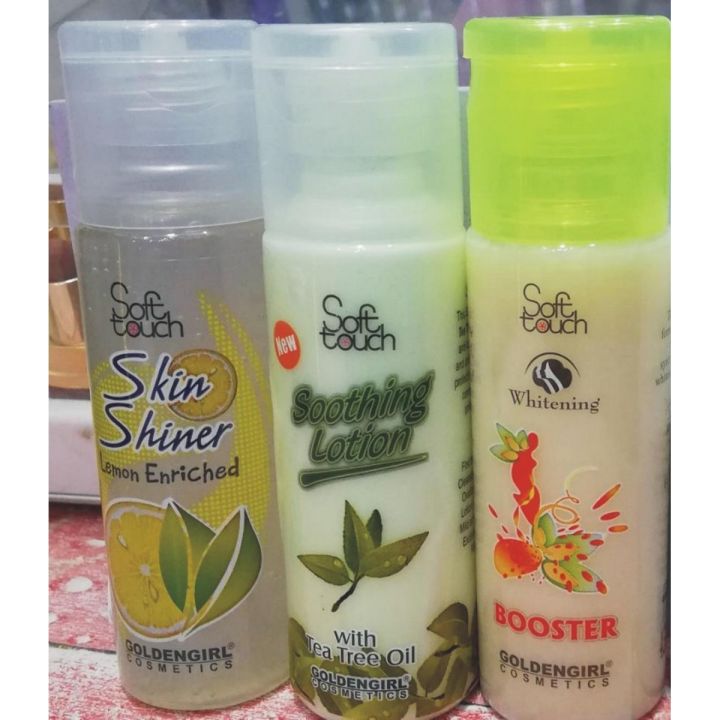 Pack Of 3 - Soothing Lotion + Skin Shiner +booster 120ml