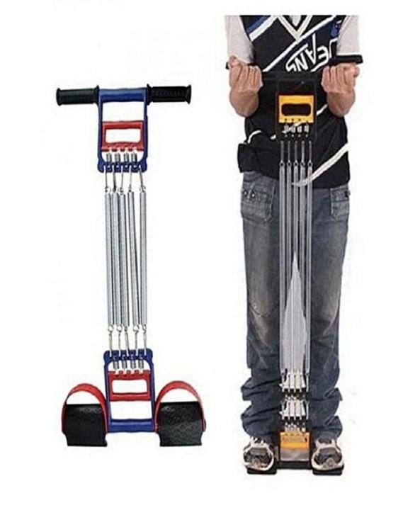 Foot Operated Pull Apparatus Ab Exerciser - 3 In 1
