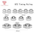 1pcs New GT2 Timing Pulley 30 36 40 60 Tooth Wheel Bore 5mm 8mm Aluminum Gear Teeth Width 6mm Parts For Reprap 3D ers Part. 
