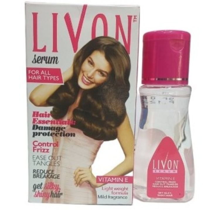 Livon Hair Serum Made in India ,Hair Essentials and Damage Protection 50ML