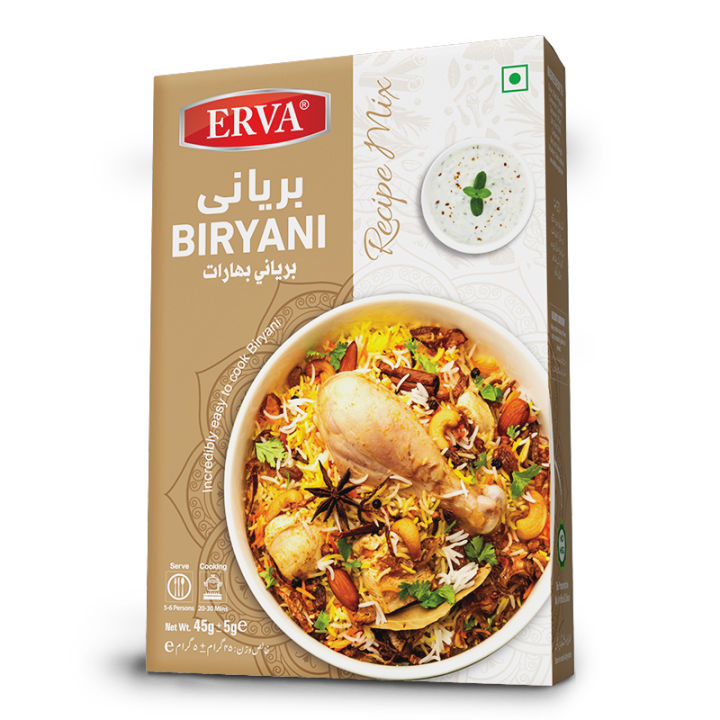 Erva Biryani Recipe Mix 45G